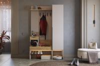 Прихожая баско К3 кашемир дуб крафт золотой